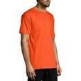 thumbnail image 2 of Hanes Beefy-T Adult Pocket T-Shirt Orange S Men's, 2 of 7