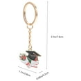 thumbnail image 5 of abbageba 2Pcs Graduation Keychain Bachelor Cap Keyrings Backpack Hanging Charm Graduation Season Gift, 5 of 5