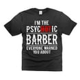 thumbnail image 2 of Funny Barber Shirt Funny Saying Tee Shirt Barber Joke Tee Hot Barber Shirt Humorous Gifts (XX-Large Military Green), 2 of 6