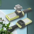 thumbnail image 1 of Oleegame 1PC Garlic Press Garlic And Ginger Powder Grinder Kitchen Tools Creative Garlic Press Green, 1 of 8