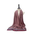 thumbnail image 5 of Geometric Pattern Long Silk Scarf, 5 of 7