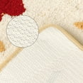 thumbnail image 4 of REGALWOVEN Soft Bath Rugs, Non-Slip Bathroom Rug Botanical Pattern Bath Mat Absorbent Shaggy Floor Mat Maple Leaf 16" x 24", 4 of 6
