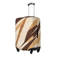 thumbnail image 3 of Multi-Size Suitcase Protective Cover Full Range Double Stitching Invisible Zipper For Travel Business Tan Geometric Lines_4 Large, 3 of 8