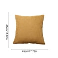thumbnail image 3 of Summer Cushion Including Cushion Cover | Decorative Throw Pillows for Couch, Sofa, Bed & Outdoor | 45x45cm (17.71x17.71in) | Includes 1 Pillowcase | Polyester, Zipper Closure | Multiple Colors, 3 of 5
