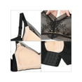 thumbnail image 4 of Unique Bargains Women's Plus Full Coverage Lace Lightweight Push Up Everyday Bra, 4 of 7