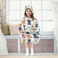 thumbnail image 7 of joogoo Blanket Hoodie for Puppy Dogs Cartoon Oversize Sweatshirt 3-14 YR L, 7 of 7