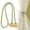Z-4-Yellow, variant on Flower Curtain Tiebacks, Handmade Floral Curtain Holders, Farmhouse Style Curtain Ties, Flower Design Woven Rope Ties for Living Room, Cute Flower Curtain Ties Decorative 1Pcs