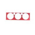 thumbnail image 6 of TINKI Fit For Toyota Tacoma 2011 2012 2013 2014 Aluminum Alloy Red Air Conditioning Adjustable Trim Sequins, 6 of 13