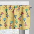 thumbnail image 3 of Ambesonne Africa Window Valance, Native Woman Carrying Water, 54" X 18", Multicolor, 3 of 5