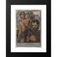 thumbnail image 2 of Milan Thomka Mitrovský 14x18 Black Modern Framed Museum Art Print Titled - Study of Composition with Biblical Scene (1910-1930), 2 of 5