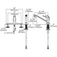 thumbnail image 2 of Elkay LK2478CR Elkay Everyday Three Hole Deck Mount Kitchen Faucet with Side Spray Chrome, 2 of 3