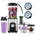thumbnail image 1 of KOIOS Blender/Food Processor Combo Max 1000W, 4 in 1 34oz Pitcher, 22oz Blending Cup, Meat Grinder & Vegetable Chopper, Spice Grinder,BPA Free -All-i, 1 of 9