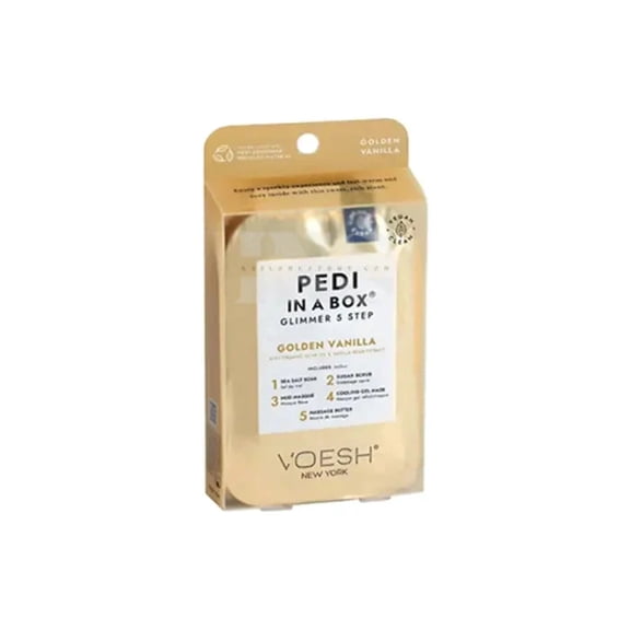 Voesh 5 Step Spa Pedibox Golden Vanilla