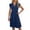 *Navy, variant on ClodeEU Women Summer Bohemian V Neck Cap Sleeveless Midi Dress,Flowy Tiered Dress with Pockets Navy,Womens Plus XL