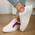 thumbnail image 5 of YLYL Sneakers for Women Men with Sequin-Embroidered Low Top Lace up Comfortable Casual Slip on Walking Shoes, 5 of 8