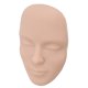thumbnail image 1 of Tablero facial de práctica de maquillaje 3d, Cara de maniquí de maquillaje de silicona con cepillo de 7 piezas, Cara de maquillaje de ojos de práctica principal reutilizable,, 1 of 7