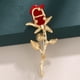 thumbnail image 2 of Broche de rosa Broche de diamantes de imitación Broche de ramo Pin Broche de boda Accesorio, 2 of 5