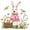 Rabbit Bird, variant on Yayeee Window Curtains Light Filtering 63"x42" Grommet Panel Pair Home Living Room Decor, Rabbit Butterflies