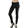 thumbnail image 4 of ToBeInStyle Women's Seagull Waist Skinny Ponte Leggings, 4 of 6
