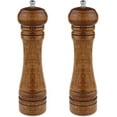 thumbnail image 1 of HSHDLDF Pepper Grinder 2Pack Pepper Mill Oak Wood Ceramic Adjustable Coarseness Grinder Salt and Pepper Grinder Set Salt Grinder Pepper Mill Pepper Grinder Refillable Spice Grinder, 1 of 7