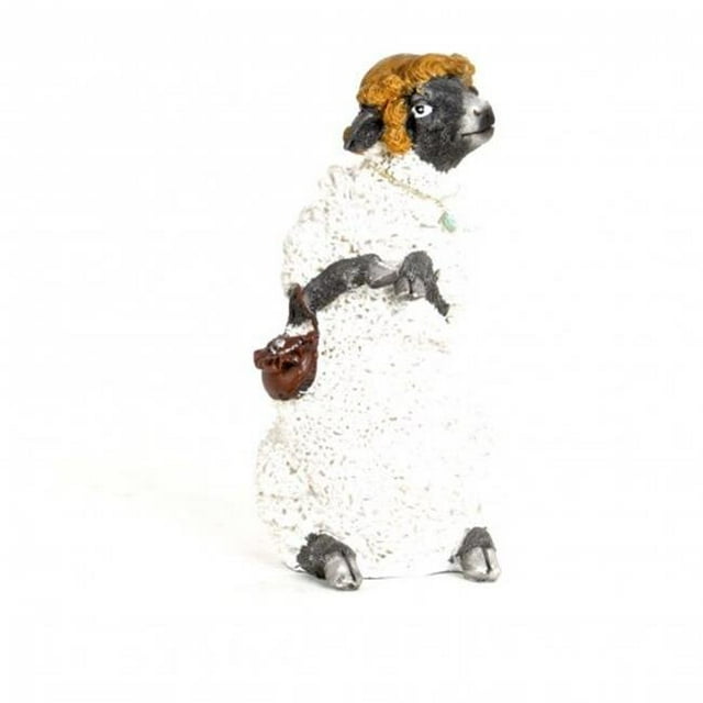 Figurine de Mouton à la Mode - 2,8 x 2,8 x 9,1 Po.
