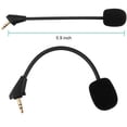 thumbnail image 4 of Matsuzay Micrófono de auriculares para juegos Micrófono de reducción de ruido de auriculares de 3,5 mm Reemplazo de piezas Cables de audio/vídeo, 4 of 6