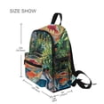 thumbnail image 3 of FORMRS School Backpack with Front Zippered Pocket 12" Student Travel Daypack, Art Goldfish Bowl, 3 of 6