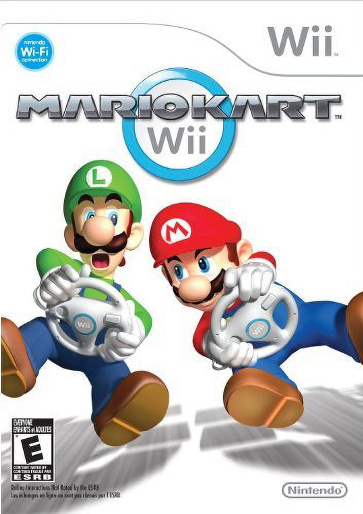 Nintendo Mario Kart Wii Game with Speed-Boosting Flips and
