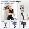 thumbnail image 3 of Trípode Selfie Stick YUANRAN de metal con luz para iPhone, 3 of 6