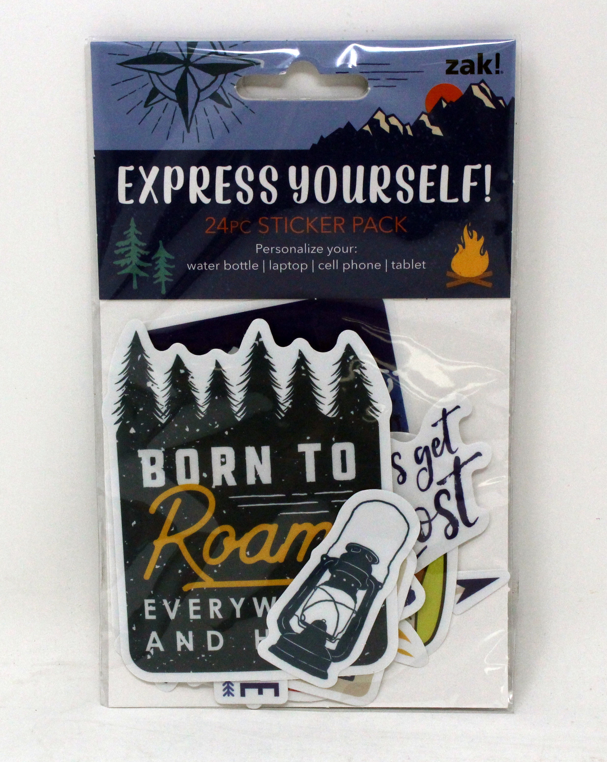 Zak Express Yourself Sticker Pack 24 Pieces