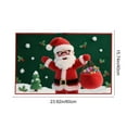 thumbnail image 3 of Nkmbld Christmas Indoor Door Mat, Christmas Floor Mats Crystal Velvet Rug Holiday Decor Non-Slip Welcome Mat for Entryway Kitchen Bathroom, 3 of 8