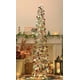 thumbnail image 1 of Árbol de Navidad SINTENILL de 6 pies con 100 luces LED, oropel plateado, 1 of 9