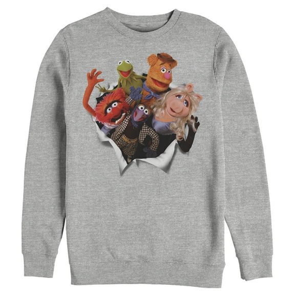 Men's The Muppets Breakout Sweatshirt Athletic Heather Medium