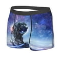 thumbnail image 2 of Bingfone Astronauts Start Running Men'S Underwear - Casual Stretch Boxer Briefs-Large, 2 of 9