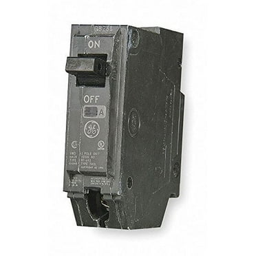 GE Plug in Circuit Breaker, THQL, Number of Poles 1, 20 Amps, 120/240VAC, Standard