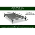 Kuranda Aluminum Dog Bed Heavy Duty Vinyl Fabric (Orthopedic Chewproof