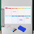 thumbnail image 1 of Unique Bargains 16.9' x 11.8' Magnetic Organizer, Dry Erase Whiteboard, 1 of 6