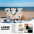 thumbnail image 3 of Yiaed Sea Life 1 Print Large Capacity Beach Travel Bag - Waterproof Zipper Vacation Tote for Sandproof Storage, and Camping, 3 of 5