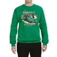 thumbnail image 2 of Wild Bobby, 1946 Vintage Ford Woody Chasing Waves Cars and Trucks Unisex Crewneck Graphic Sweatshirt, Kelly, 5XL, 2 of 3