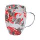 thumbnail image 4 of Taza de vidrio de doble pared de 300 ml, tazas de té resistentes al calor para de bebidas de té Estilo A BLESIY Taza de café, 4 of 8