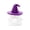 Purple, variant on Tuscom Halloween Ghost Aquarium Ornament – Floating Witch Hat Fish Hideout, Hollow Mesh Shelter Cave for Betta & Shrimp, 3.1" Pink, Submersible Tank Decoration