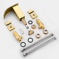 thumbnail image 5 of Sumerain High Flow Two Handle Brushed Gold Roman Tub Faucet with Valve, 5 of 8