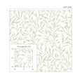 thumbnail image 7 of NextWall Neutral Willow Trail Peel and Stick Wallpaper - 20.9 in. W x 18 ft. L Roll, 7 of 7