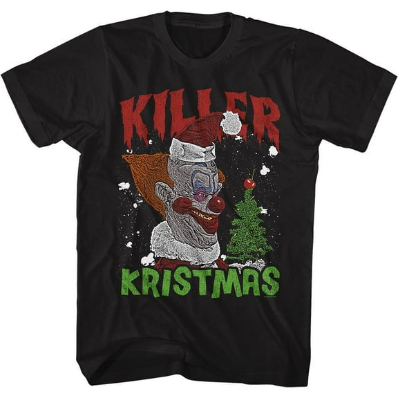 Killer Klowns From Outer Space Killer Kristmas Black Adult T-Shirt