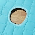 thumbnail image 4 of Rongfmy 2 Pcs Housse de Drap de Table de Massage Spa Lit de Beauté Matelas 75x28 Pouces Café+bleu, 4 of 9