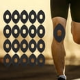 thumbnail image 1 of 20 cintas elásticas precortadas para parches deportivos, cintas de kinesiología, soporte muscular para correr, gimnasio, deportes y natación. negro, 1 of 10