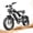 20''-1500W-48V 20AH-35MPH, variant on YVY Electric Bike for Adults,1500W 35MPH,48V 20AH 30-80 Miles E-Mountain Bike, 20'' Fat Tire Electric Bicycle UL2849