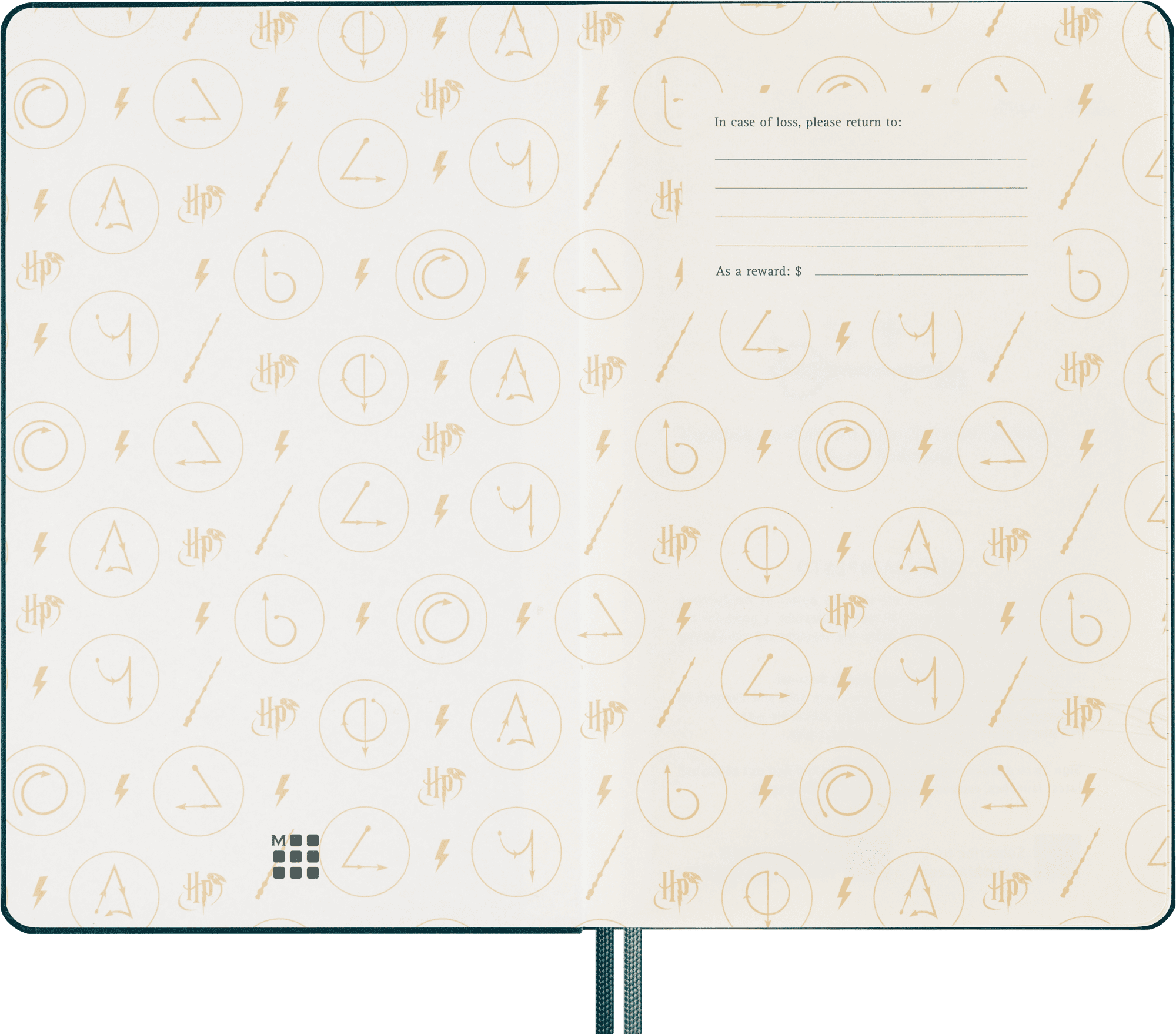 2024-2025 Moleskine Limited Edition Harry Potter Alohomora 5" x 8.25" Academic & Calendar Weekly