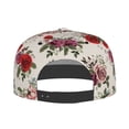 thumbnail image 4 of Fotbe Rose Flowers Flat Bill Visor Cap Classic Snapback Hat Polyester Foam Trucker Hat Trucker Cap Adjustable Baseball Cap, 4 of 9