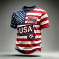 thumbnail image 2 of JULMCOMO Men's USA Soccer Jersey 2026 Soccer Cup Short Sleeve Football Shirts Crew Neck Fan Wear American Flag Graphic Tees Red XL, 2 of 4